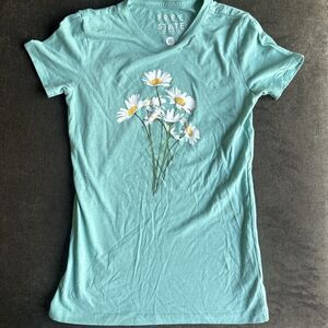 Unbranded Women's Blue and Green Shirt